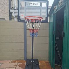 Basketball hoop and stand