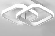 Ceiling Light Modern 22W LED Cool White 6000K Acrylic Square LED Ceiling Lamp for Hallway Office Bedroom Kitchen Living Room Ceiling Light (FREE SHIPPING)