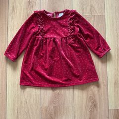 Red velvet Girls Dress 12-18m