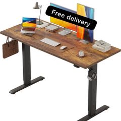 Electric Standing Desk, 120 x 60 cm Height Adjustable