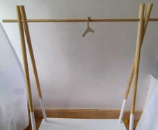 Children's Wooden Clothes Rail