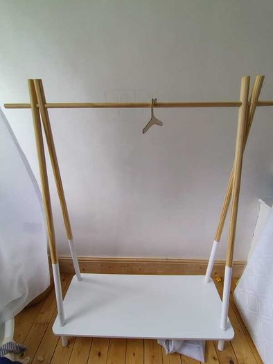 Children's Wooden Clothes Rail