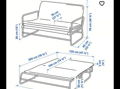 Ikea Sofa bed.