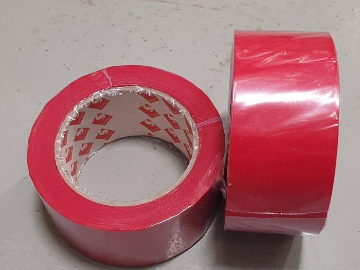 Red Adhesive Tape