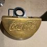 Coca Cola Brass Embossed Pub Gun Dispenser plaque Image 9