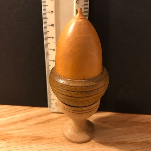 Vintage Wooden Acorn Trinket Box