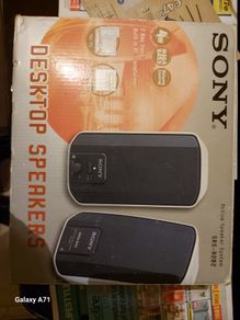 SONY Desktop Speakers, Model SRS-R202, in excellent condition