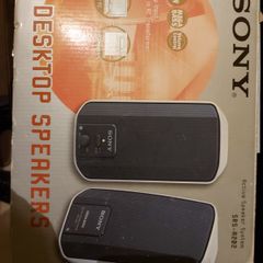 SONY Desktop Speakers, Model SRS-R202, in excellent condition