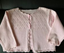 Cardigan for baby aged 9-12m. Pink. New with tags.