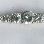 Vintage Sterling Silver 925 Tennis Bracelet  Cubic Zirconia Graduated Flexible Bangle Bracelet 16,7g Image 5