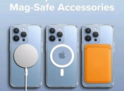 Clear MagSafe Case for iPhone 16 / 17 Series  Transparent Shockproof