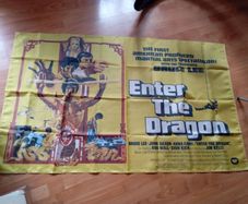 movie banner  Bruce lee.  Enter the dragon XL