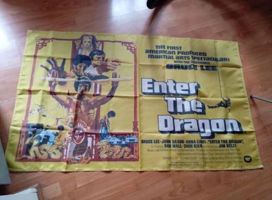 movie banner  Bruce lee.  Enter the dragon XL