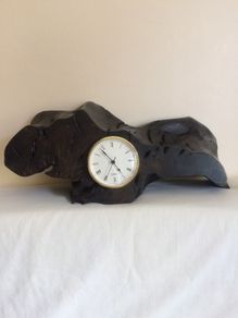 Large Bog Oak Clock