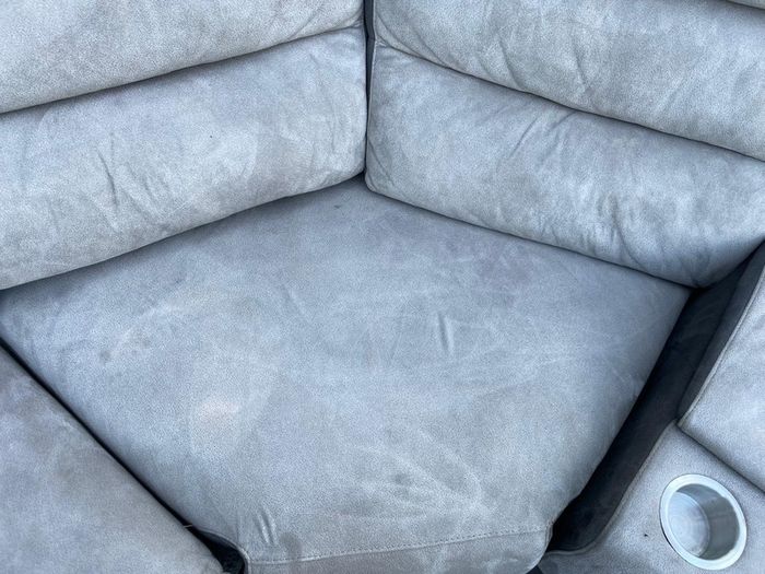 Grey Recliner corner sofa