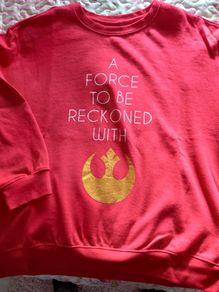 Star wars red sweatshirt xl