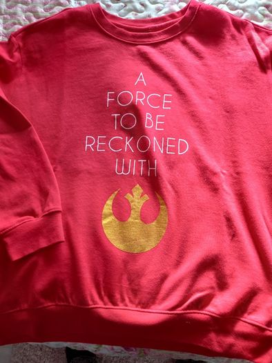 Star wars red sweatshirt xl