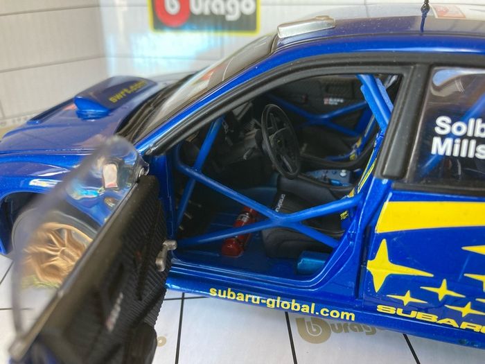 Subaru Impreza Rally Solberg Mills Scale 1/18 Burago