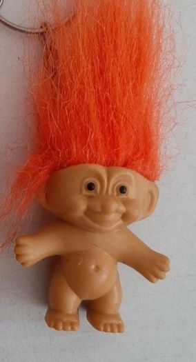 vintage troll mini keyring