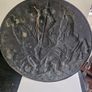 Antique 19thC Belgian Patinated Brass/Bronze 55cm Battle Shield Image 6