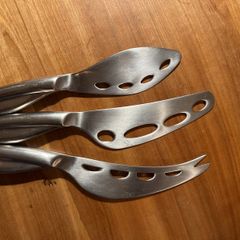 3 large cheese knives