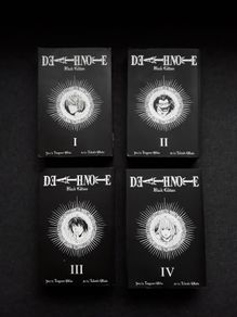 Death note black edition manga volumes 1-8