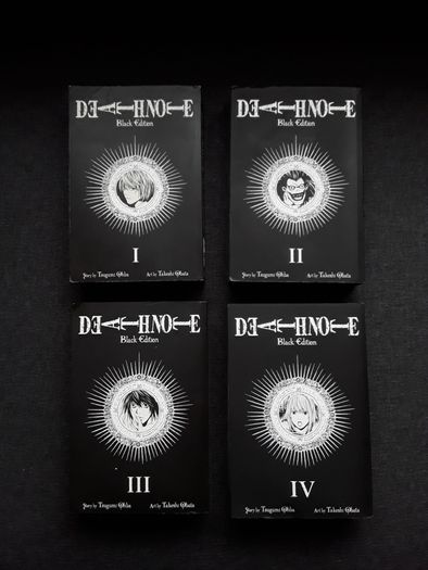Death note black edition manga volumes 1-8