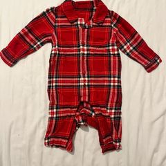Christmas baby sleepsuit M&S
