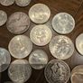 World Silver Coin Lot 860 Grams Silver Mixed Countries and Condition Image 10