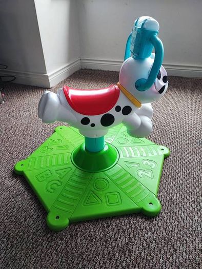 Fisher Price - bounce and spin puppy ride on