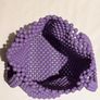 Purple Acrylic Beaded Tote Bag! Image 6