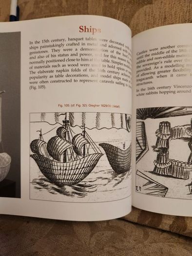 Folded Beauty. The Art Of Napkin Folding.  By John Sallas. Beautiful Illustrated Large Volume Hardbacks In Good Condition. 36.