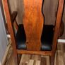 vintage solid wooden chairs Image 9