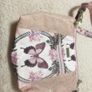 Fun Crossbody PInk Butterfly bag. (Handmade) Image 3