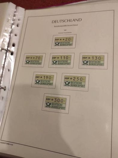GERMANY 1975-82 album with stamps