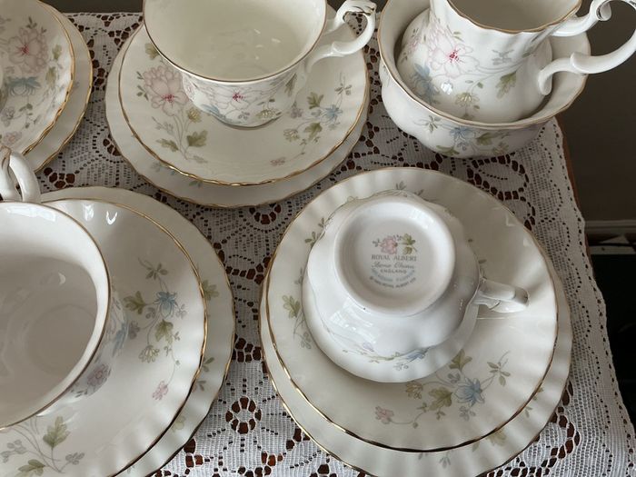 Vintage Royal Albert tea set in the Meadow flower pattern