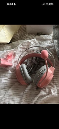 pink gaming headset