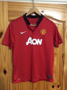 Manchester United FC. Official Youths Age 13-15 Years Home Jersey. Collect In Dublin Or Receive Via Post.
