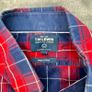 T.M. Lewin Shirt Mens Large Check Business Casual Long Sleeve Button Up Image 2