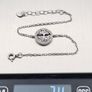 Vintage 925 Sterling Silver & CZ Tree of Life Bracelet Image 10
