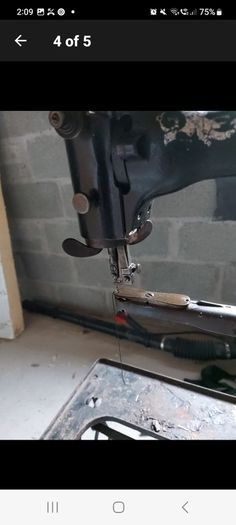 sewing machine