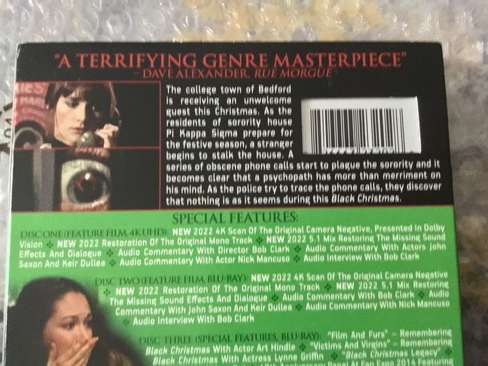 Black Christmas 4K Collectors Edition