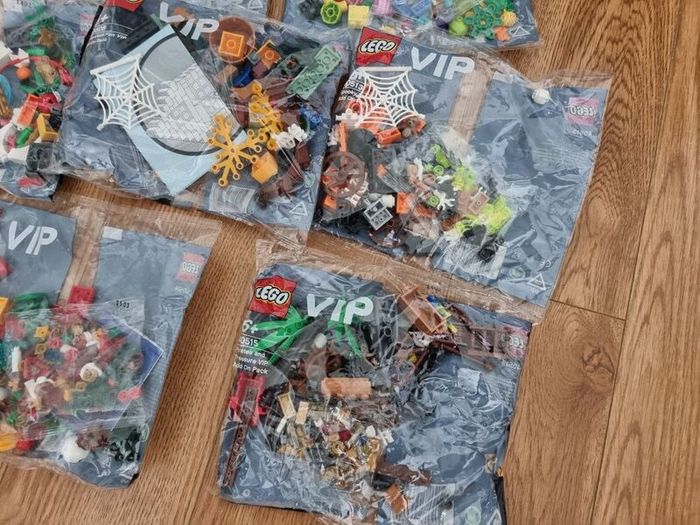 7x Lego VIP pack, sealed