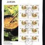 2005 Ireland Europa (Gastronomy) Stamp Sheetlet Fine Used with Dublin cancel of 9th May 2005 (First day of issued) on envelope extract Image 2
