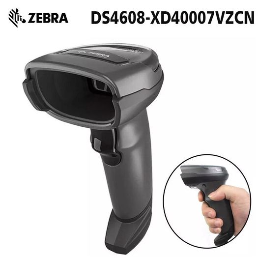 Zebra DS46 Handheld Corded 1/2D Codes Reader USB Barcode Scanner/ Used