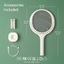 2-PACK Electric Bug and Fly Zapper Fly Killer Rotating Head Type-C Rechargeable Fly Swatter Fly Catcher Fruit Fly Trap Mosquito Killer Wasp Killer Insect Killer Repellant 2 Pack Image 3