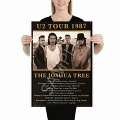 U2 Joshua Tree Tour1987  Concert Poster A2 Size Reproduction