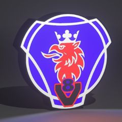 Large Scania V8 LED Lightbox