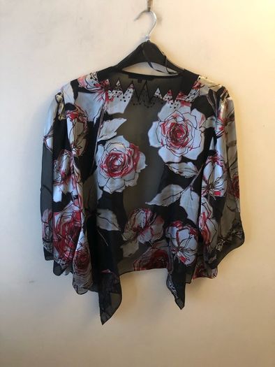 Dressy chiffon cardigan (size 24)