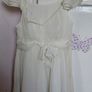 Girls Next chiffon party dress 6yrs ivory Image 3
